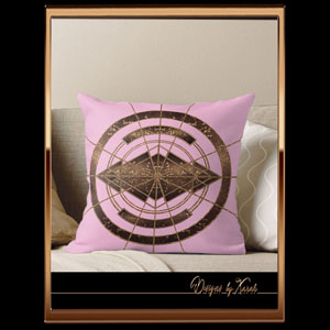 Springtime! Elegant unique vintage inspired #artdecostyle design in antique gold and light pink. Geometrically symmetrical lines combined with circles and abstract shapes. Spring-like and decorative pattern throw pillow in light pastel colors. Available in pink, yellow, blue and mint green. This beautiful cushion cover and insert is available in five sizes. Vibrant double-sided print throw pillows to update any room! 